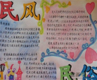 民风民俗手抄报：我活在节日里