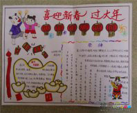 春节手抄报：我们的春节
