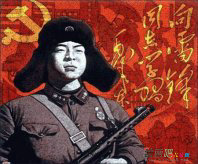 雷锋手抄报：我为雷锋哭三场
