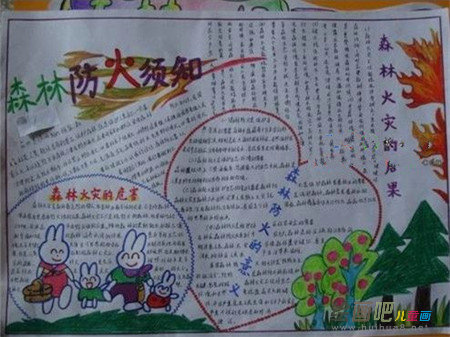 消防安全手抄报