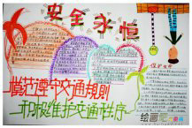 安全教育手抄报：骑车注意事项