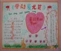 五一劳动节手抄报：插秧