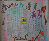 安全教育手抄报：珍爱生命的好学生