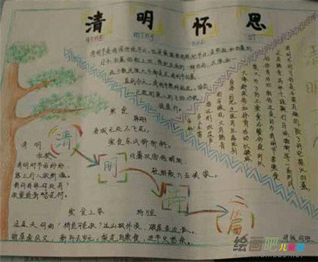 清明节手抄报