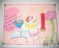 母亲节手抄报：温暖的母亲节祝福短信