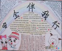 安全教育手抄报：自我保护