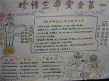 交通安全手抄报：交通安全三级事故