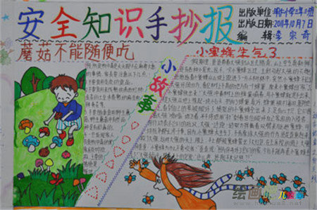 食品安全手抄报