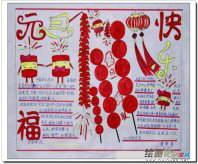 元旦手抄报：元旦手机短信祝福语