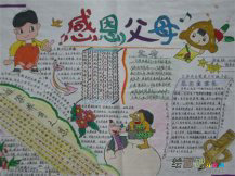 感恩节手抄报：感恩情结