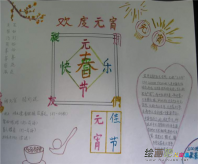 元宵节手抄报：走百病