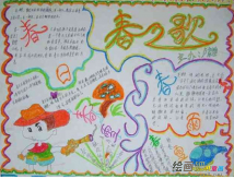 迎新年手抄报：各民族风俗