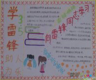 雷锋手抄报：学雷锋活动有感