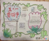 五一劳动节手抄报：只有人的劳动才是神圣的