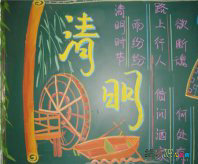清明节手抄报：清明节的起源