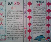 民风民俗手抄报：快乐春节