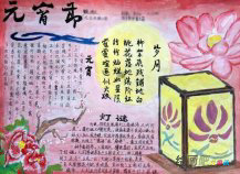 元宵节手抄报：举行活动