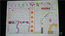 安全教育手抄报：中学生交往安全