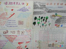 世界无烟日手抄报:悟空戒烟记