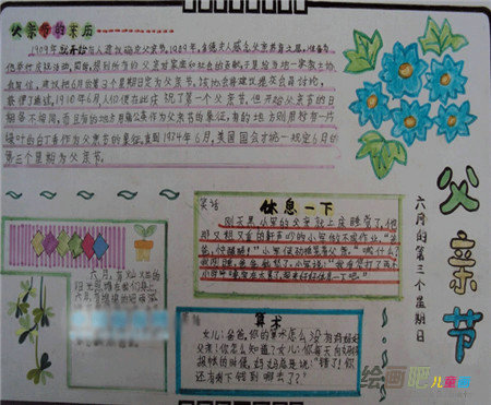 父亲节手抄报：为什么会有父亲节