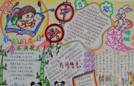 中秋节手抄报：中秋节习俗