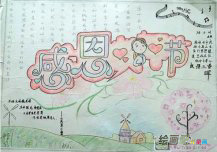 感恩节手抄报：感恩节手抄报感恩节的由来
