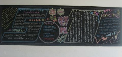 五一劳动节黑板报