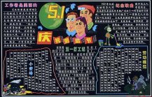 五一劳动节黑板报：劳动创造了未来