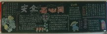 安全月黑板报：外出旅游安全