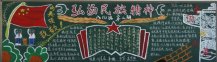弘扬民族精神黑板报：民族文化