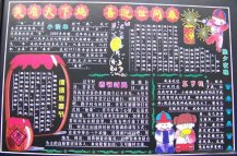 元旦黑板报：元旦饮食