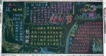 植树节黑板报：巴黎城市绿化