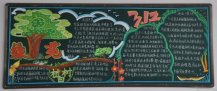 植树节黑板报：芝加哥城市绿化