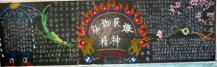 弘扬民族精神黑板报：人类精神