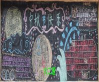 中秋节黑板报：人有悲欢离合，月有阴晴圆缺