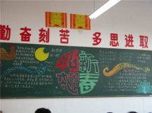 元旦黑板报：新年