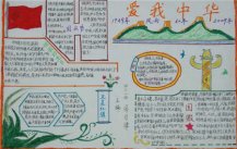 国庆节黑板报：我们的祖国