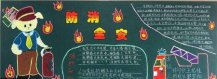 消防安全黑板报：水火无情