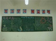 消防安全黑板报：火势