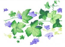 黑板报花边：蓝色花边
