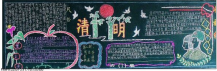 清明节黑板报：清明节插柳的风俗