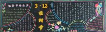 植树节黑板报：地球母亲