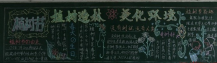 植树节黑板报：绿色环保势在必行