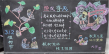 植树节黑板报：爱护树木