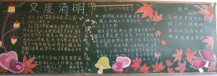 清明节黑板报：台湾清明节
