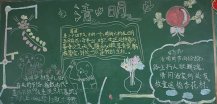 清明节黑板报：清明节食俗