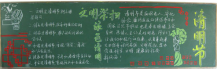 清明节黑板报：清明前后