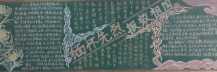清明节黑板报：清明节，看樱花