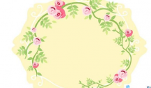 黑板报花边：玫瑰花边
