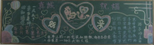 母亲节黑板报：母亲节里